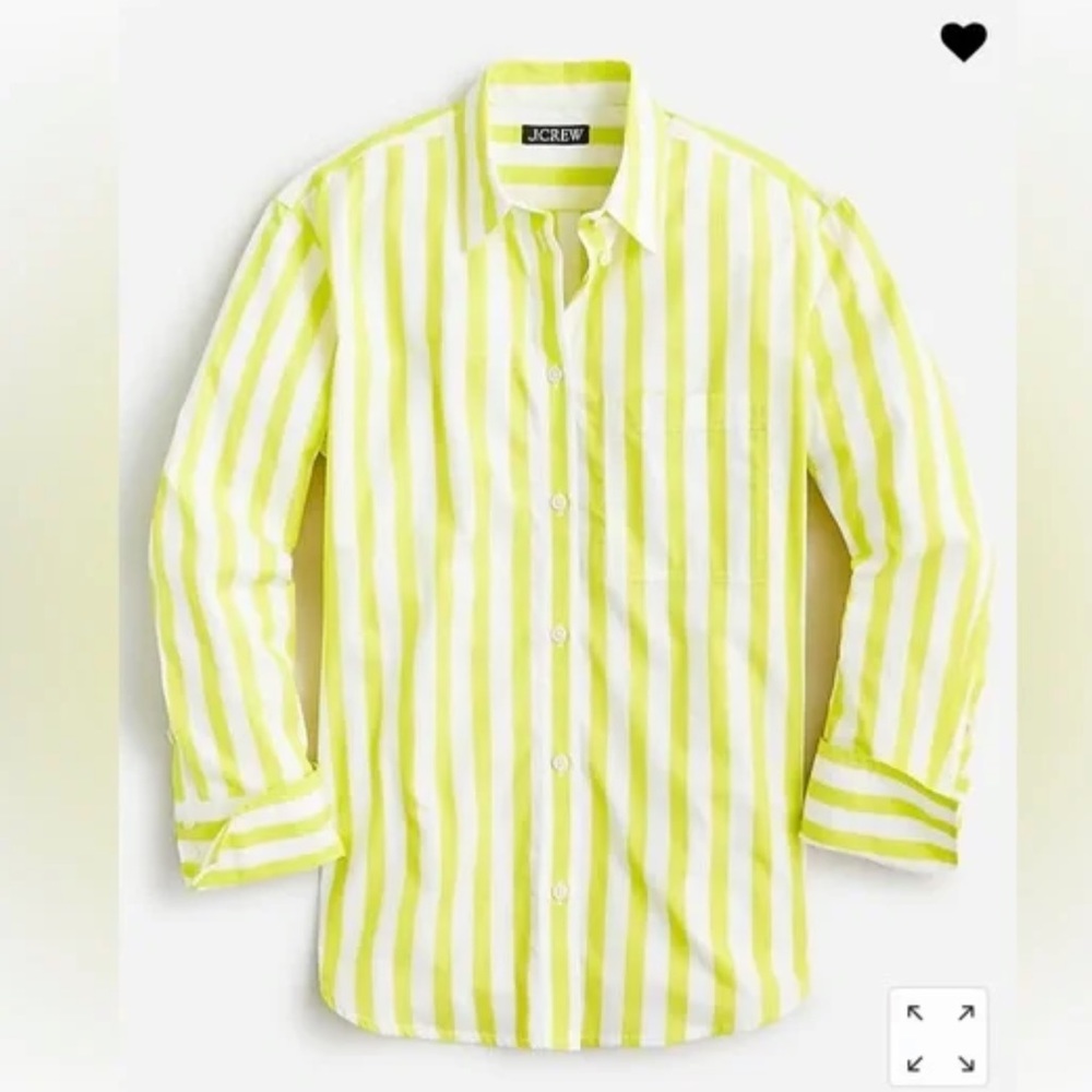 Brand New Jcrew shirt size 4 color bright kiwi